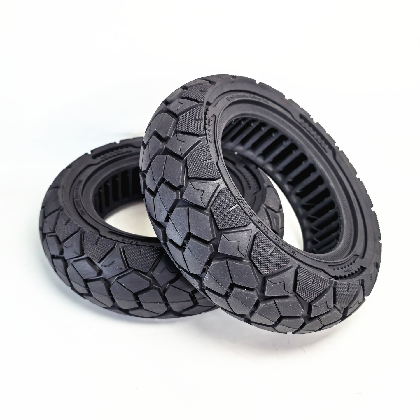 3.50-6 solid tire for recreational four-wheeled electric vehicles, suitable for drivers, no inflation required, puncture-resistant, 350-6 hollow solid tire