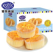 港荣肉松咸蛋糕面包早餐整箱蛋糕小吃零食营养健康食品