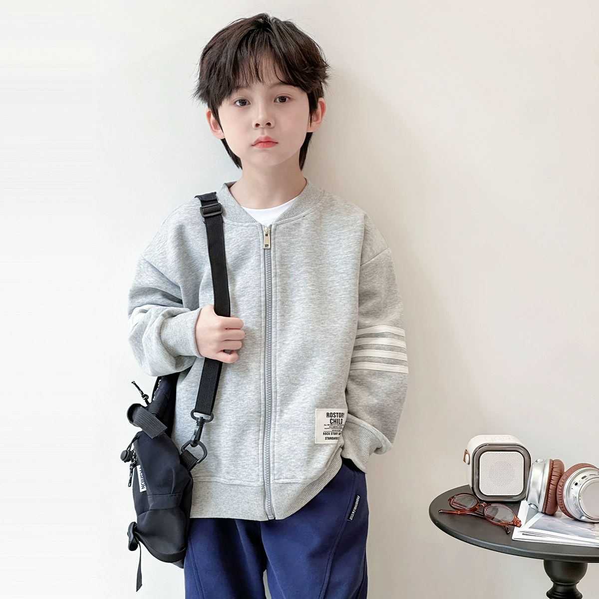 Детская одежда: куртки для мальчиков, новинка весны 2026, повседневные куртки для старших детей, топы на молнии для девочек оптом