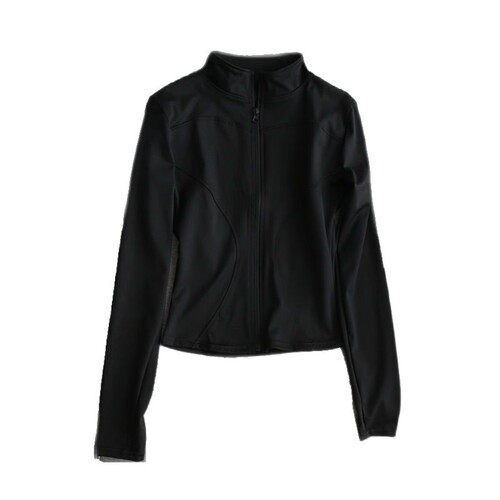 Ice Silk Sun Protective Women's Summer Thin Version 2025 New Model Slimming Waist Stand Collar Short Person Yoga Clothes Outerwear