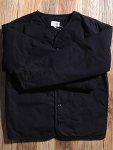 日系冬季菱形格棉衣夹克复古无领棉服男外贸男装户外运动外套夹克