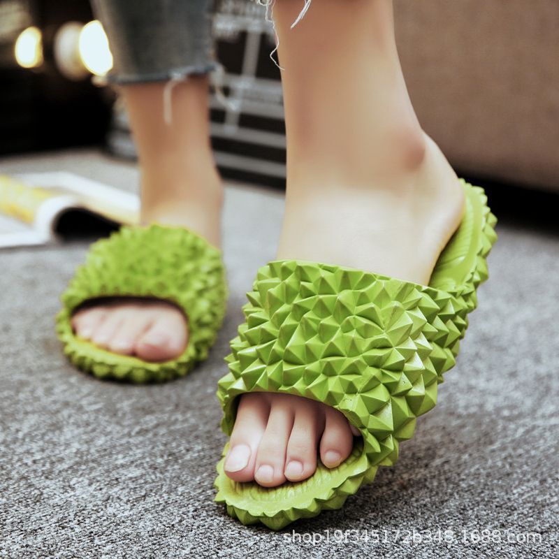 Durian slippers women's home non-slip summer wear sandals flip-flops online popular ins bathroom students Korean generation hair wholesale Durian slippers women's home non-slip summer wear sandals flip-flops online popular ins bathroom students Korean generation hair wholesale