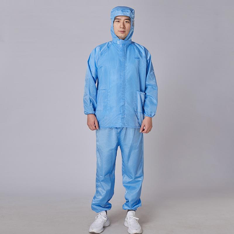 Ropa de trabajo a prueba de polvo protector separado hombre sin polvo electrostático chaqueta antipolvo todo el cuerpo pintura limpia electrostática