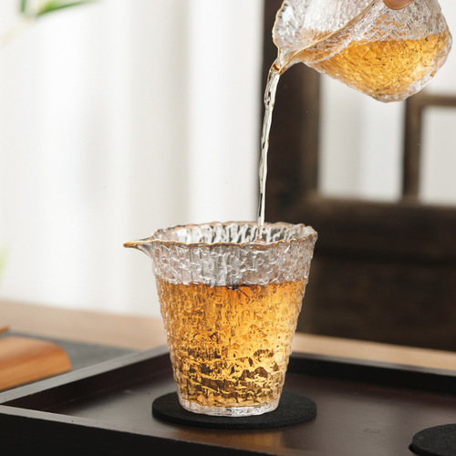 Japanese-style glass tea set tea set light luxury household Kung Fu tea cup high-end cover bowl office tea set teapot