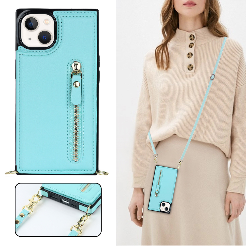 Handyhülle Aus Leder Für Iphone Pro Umhängetasche Mit Band_voghion.com