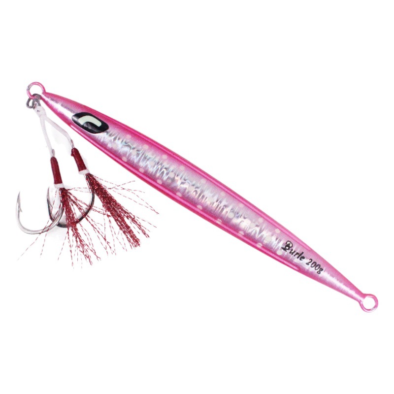 Luya biónico agudos Placa de hierro luminoso plomo pescado lento sacudida luminosa mar pesca noche pesca barco de pesca caballa hairtail cebo de pesca