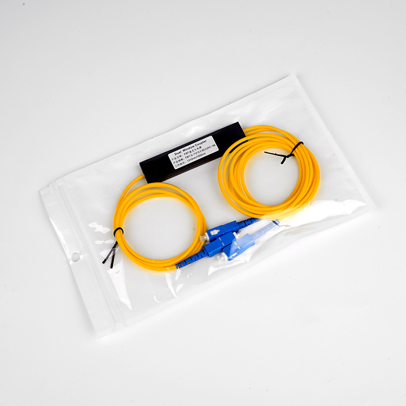 一分二分光器1*2拉锥式1:2尾纤式分线器光纤分路器SC电信级
