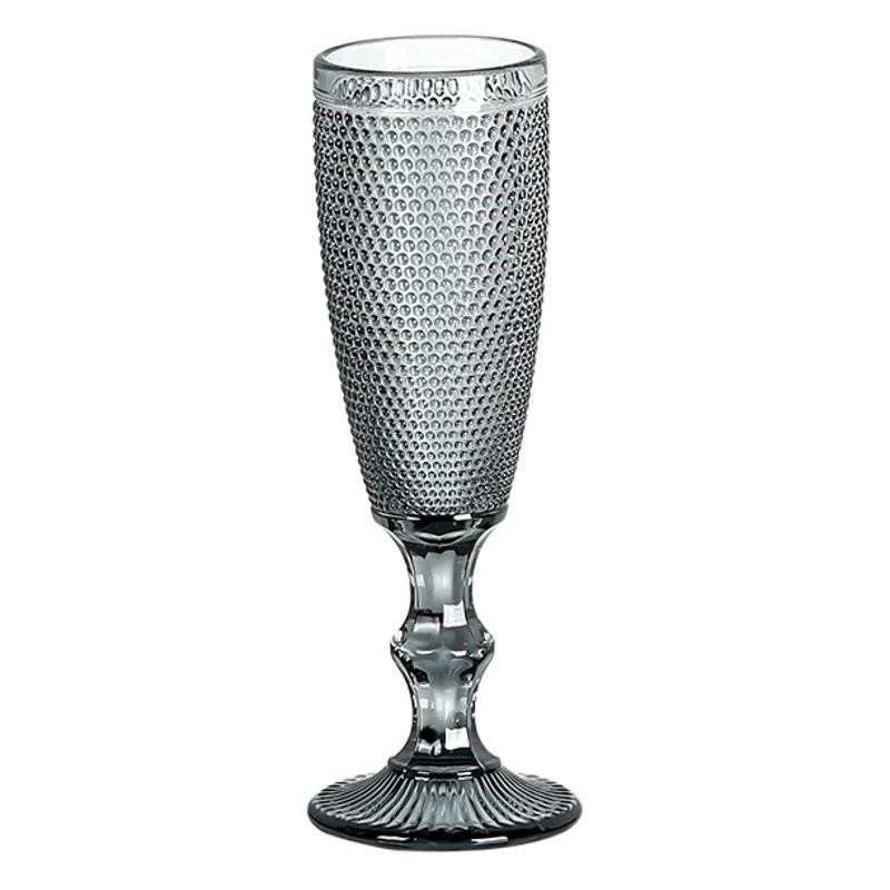 Serie de punto de grano directo de fábrica color original copa de champán vaso de cerveza copa de cóctel copa de vino copa de jugo de vidrio