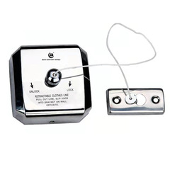 Northao 304 Stainless Steel Clothesline Bathroom Balcony Hotel Hostel Extendable Clothesline Multi-purpose 