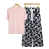 Light pink + ink black rose