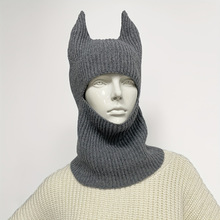 Z 31531 Horn Knit Warm Beanie ţ����֯��ů��ͷñ�羳��ó
