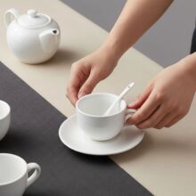 浓情咖啡杯批发经典陶瓷餐厅星级酒店logo印刷年会纯白活动礼品用