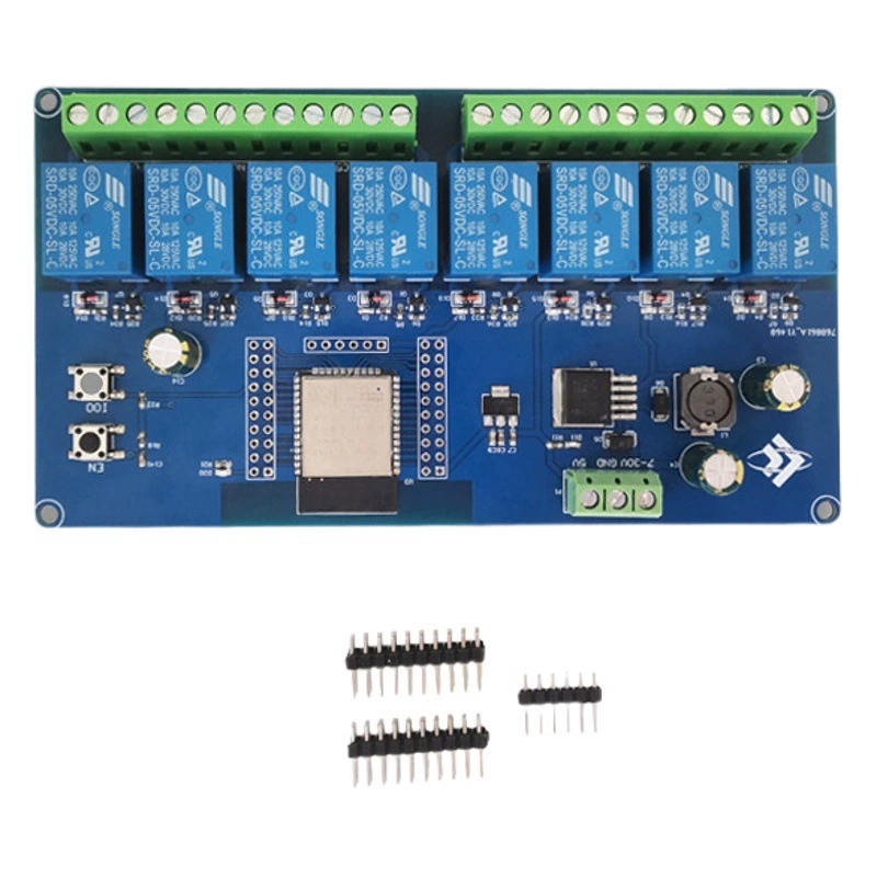 DC5-30V восьмиполосное реле ESP32 WIFI Bluetooth BLE ESP32-WROOM вторичная макетная плата