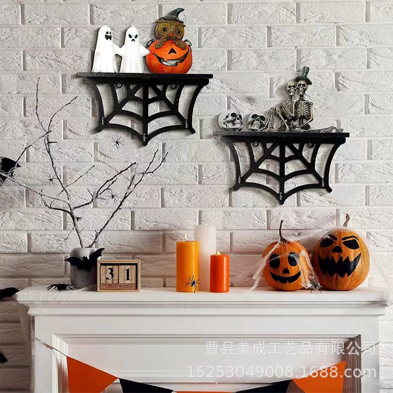 Хэллоуин декоративная паутина для хранения в очереди декоративная витрина готическая подвешенная дверная настенная стойка