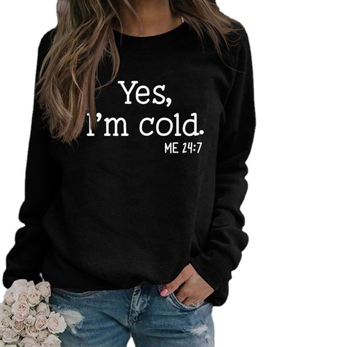 Yes, I'm cold. This is a crew neck sweatshirt, Amazon Wish cross-border TEMU.