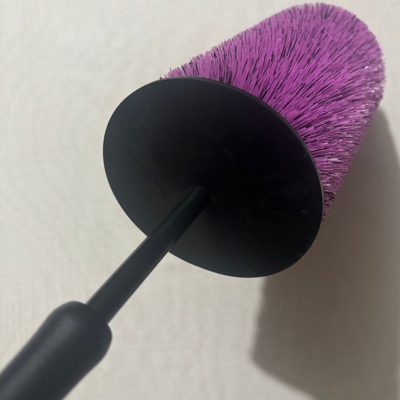 Cross-border car Christmas tree wash brush, maintenance steel rim brush, tire brush, specialized cleaning tool, anti-splash wheel hub brush