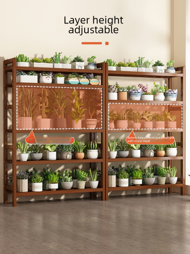 Flower Stand Shelf Balcony Living Room Floor Standing Indoor Home Use  New Model Succulent Plant Multi-Layer Flower Pot Stand