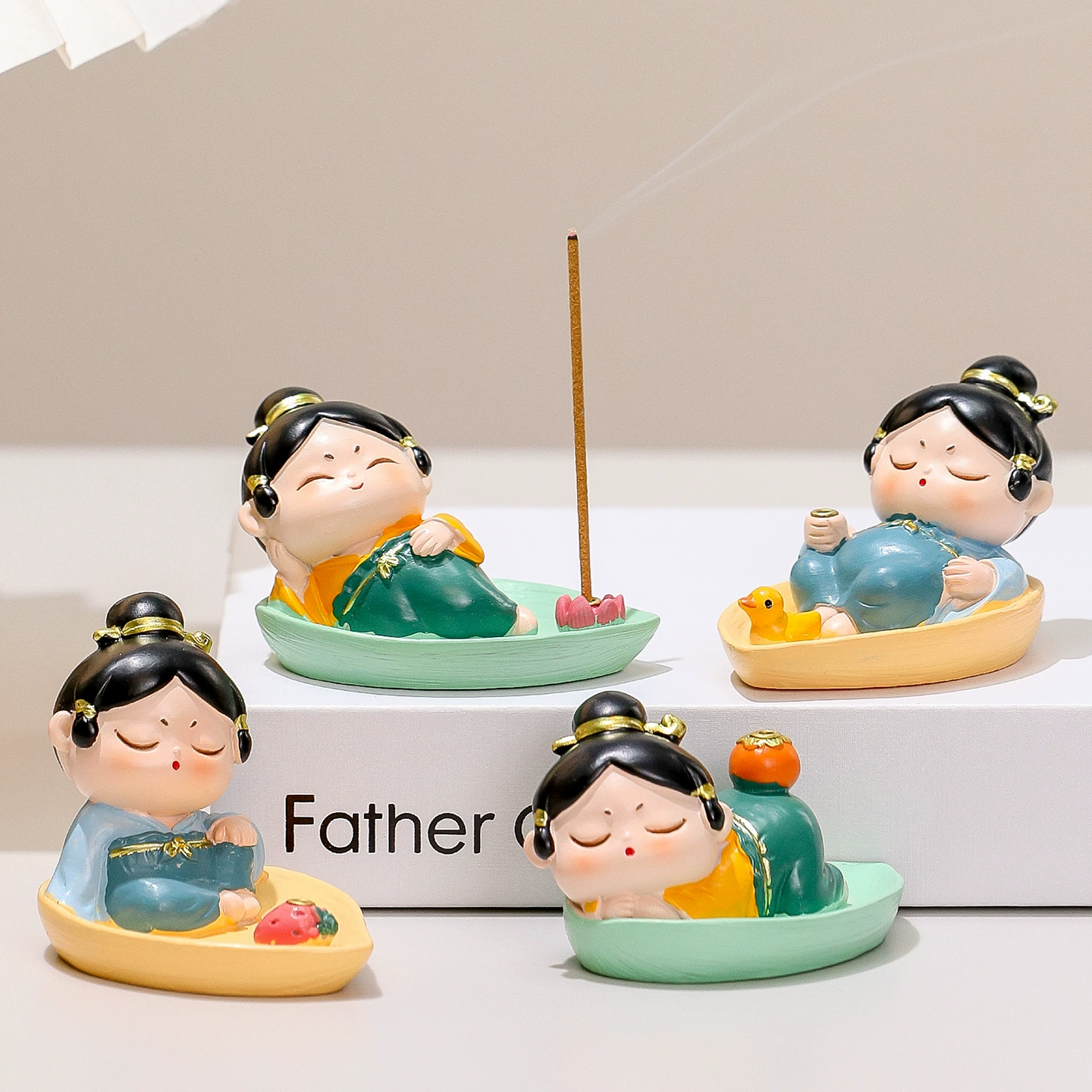 Китайский древний стиль Тан Сяоюань, ароматическая палочка, сандаловое дерево, агаровое дерево, печь, креативный подарок, туристический культурный и творческий подарок, памятные маленькие украшения