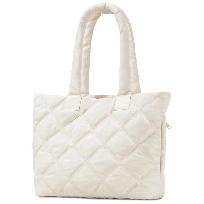 In-Stock New Women's Quilted Handbag with Zipper, Shoulder Bag, Casual Work Laptop Bag