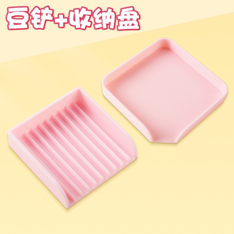 Kit de herramientas de frijol resistente a altas temperaturas material auxiliar bolígrafo de frijol pan de frijol pala de 2.6 mm plantilla de disco grande