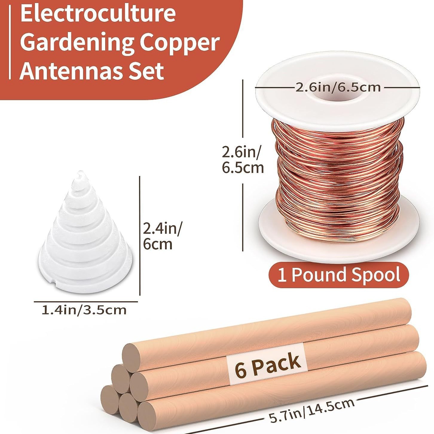 跨境新品Gardening Copper Wire Antenna Jig 园艺铜线绕线圈夹具