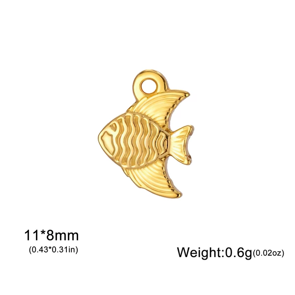 Golden tropical fish