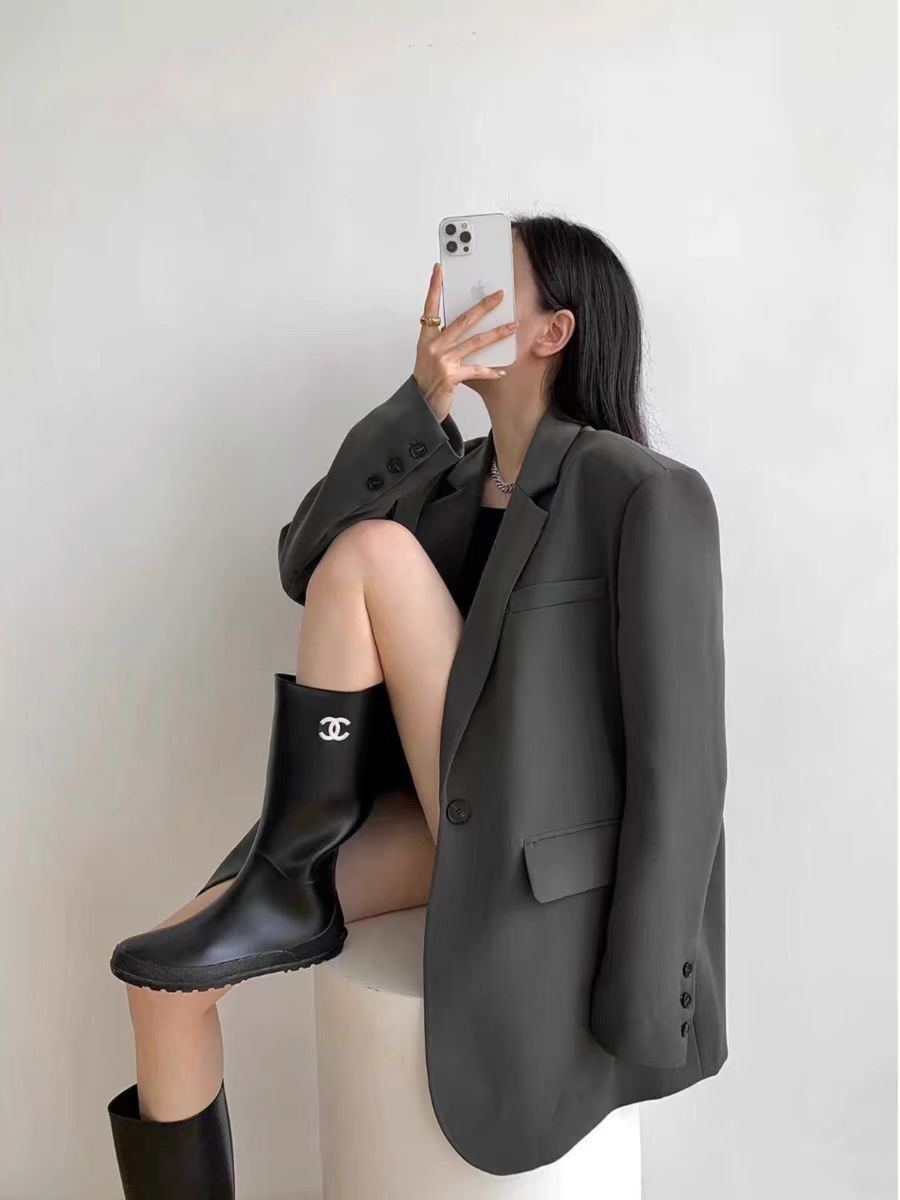 Korean Style Loose Slimming Look Small Suit Women's Fashionable Oversize Suit Casual Versatile High-End Jacket