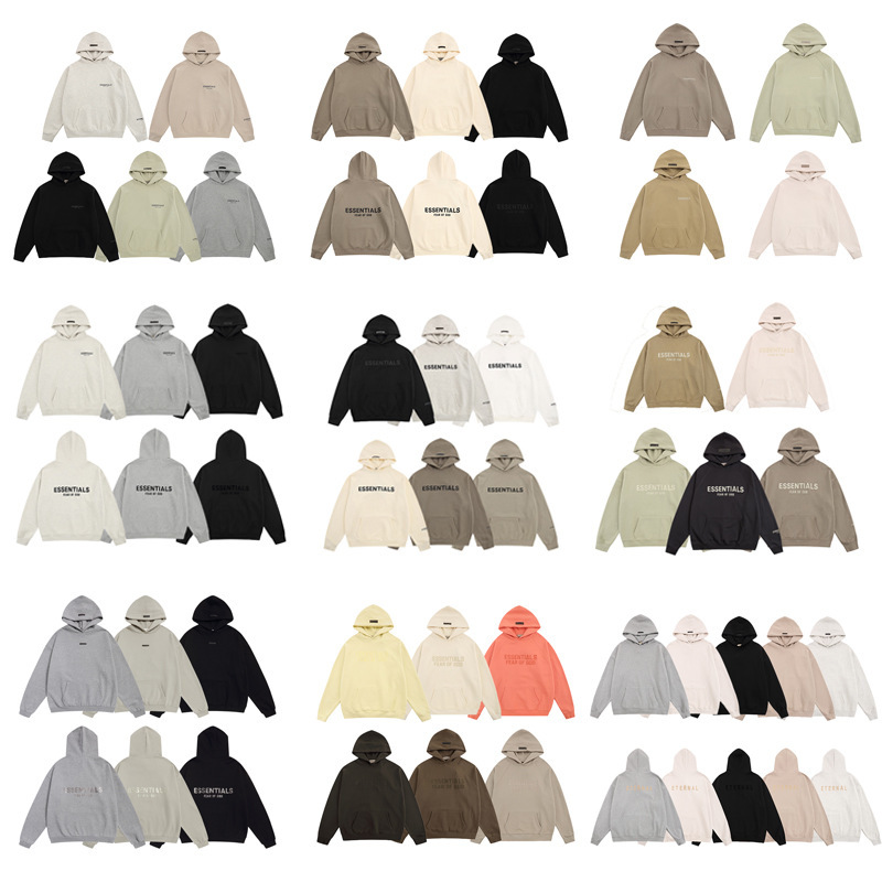 Cross-Border Fog Multi-Line Flocking Letters with Rubber Printing and Velvet Loose Lazy Style Couple Hooded Sweatshirt