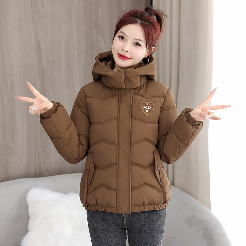 Invierno plumón chaqueta de algodón corto para mujeres en 2025 nuevo tipo de chaqueta de algodón delgada estilo coreano multifacé chaqueta de algodón gruesa image 4