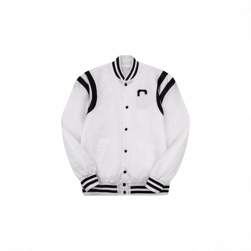 Correct Version of the Original Cl Brand 2023 Autumn and Winter New Letter Splicing Satin Quilted Baseball Jacket for Men and Women