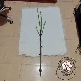 仿真树枝盆景枝干 4头53叉树枝 仿真花树杆配件盆栽树干厂家批发