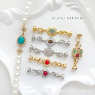��ɫ�~����肻���ʯ��ʯ�{�^���B�ӿ���β��DIY���������
