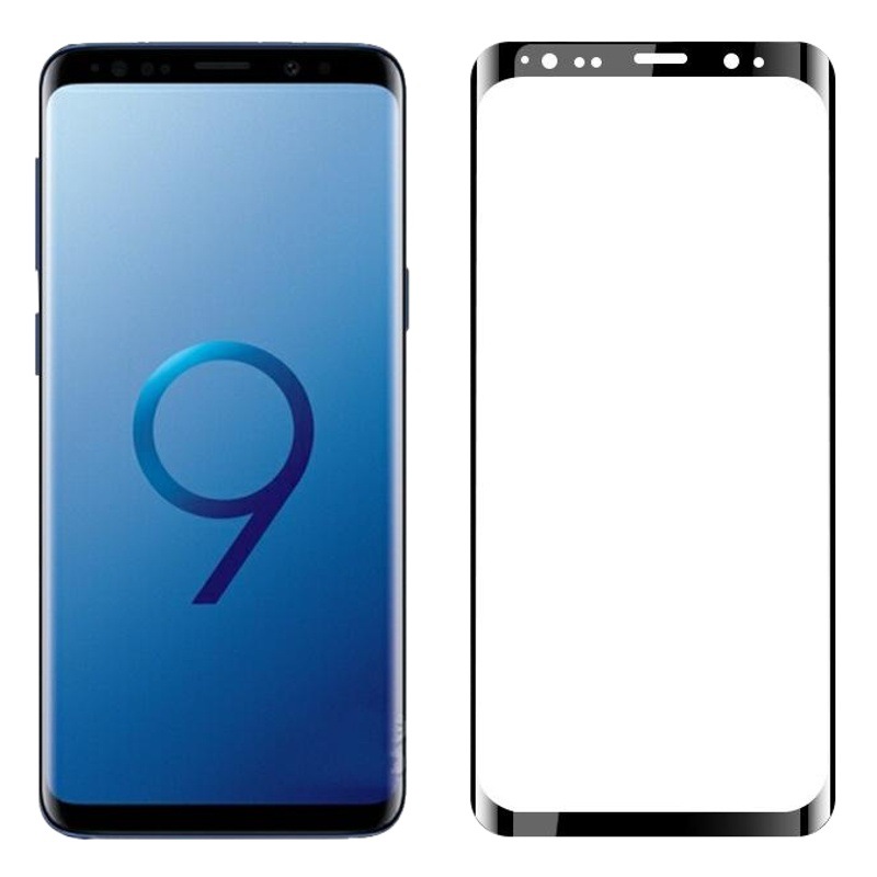 Fabricante de FUENTE aplicable a la película templada Samsung S9 s9plus superficie curva S8 NOTE9 película templada de pantalla completa calidad transfronteriza