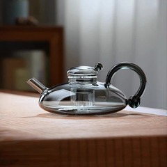 鼠尾煮ティーポット2025新型電気陶炉煮茶器財鼠高級茶水分離ティーカップ厚さガラス