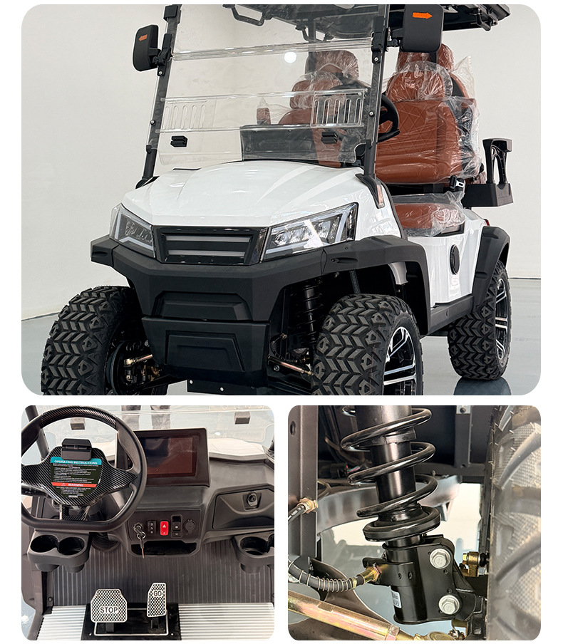 New Model Golf Cart, Export Tourist Car, Off-Road Chartered Car, Electric Vehicle for Outdoor Use