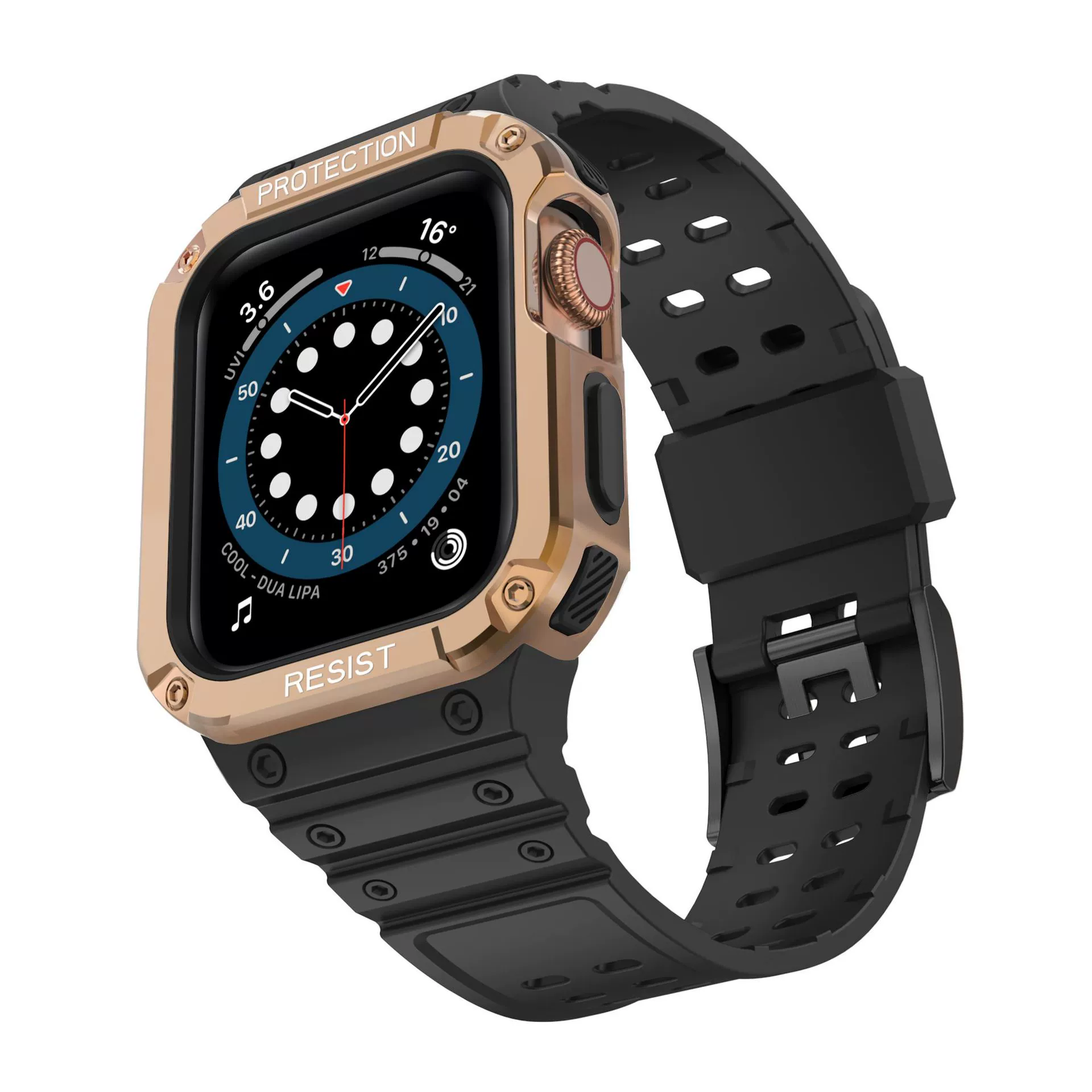 Соответствующие ремешки для Apple Watch IWATCH98765432, чувствительный силикон тибетский, оптом TPU+PC корпус