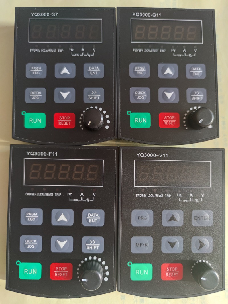 誉强变频器面板YQ3000-G11 V11 G7 F11操作面板 控制显示屏调速器