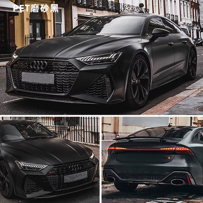 self-healing piano black ceramic warrior | Auto Color Change Film - pet-matte-black-whole-roll