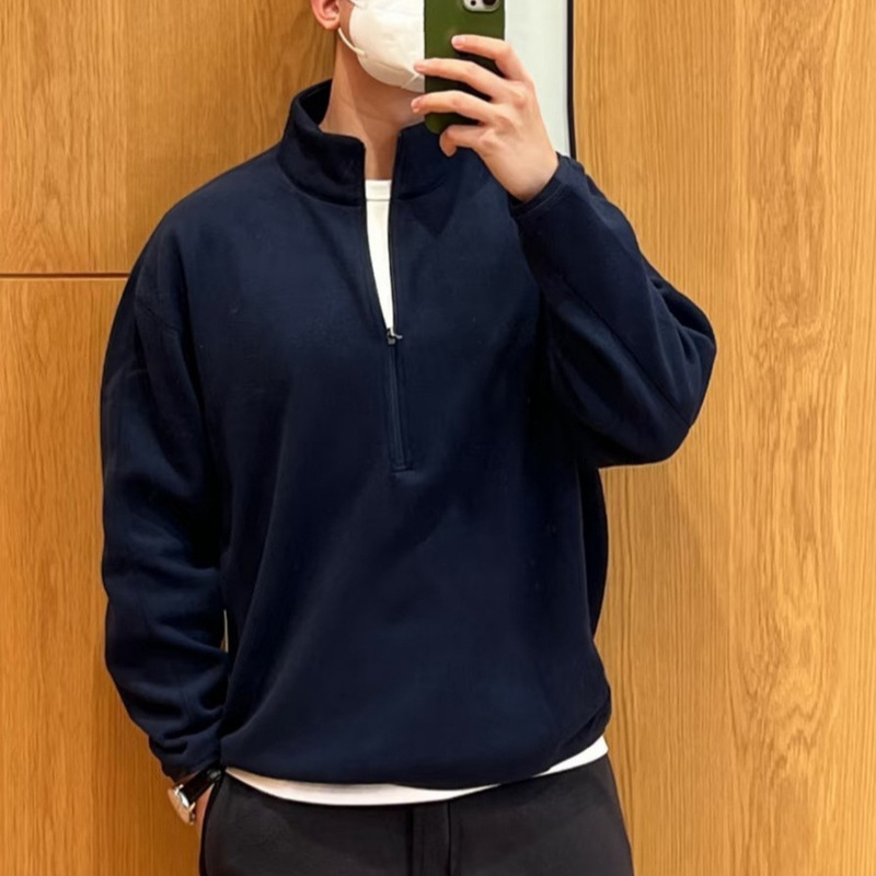 Lulu's Same Style Autumn Top Steadystate Long-Sleeved Shirt Round Neck Sweatshirt Sports Casual Men's Clothing 5322 Lulu's Same Style Autumn Top Steadystate Long-Sleeved Shirt Round Neck Sweatshirt Sports Casual Men's Clothing 5322