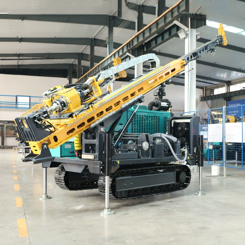 0m Буровая установка для колонкового бурения Exploration Полностью гидравлическая горная установка на гусеничном ходу Высокоскоростное колонковое бурение пробных отборов Экспорт в Юго-Восточную Азию.