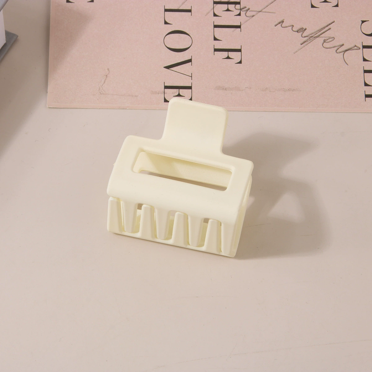 (Cross-border trading), rectangular matte crab pin, big shark, hairgrip, Amazon, simple and elegant design