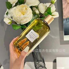 500ml大容量バラ純露瓶精華水化粧水化粧水筒金色蓋付きプラグ