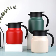 定制316不锈钢保温壶焖烧壶家用泡茶壶带手柄户外便携咖啡壶批发