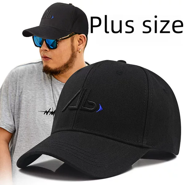 Directly from the Manufacturer: Large Size Baseball Cap, Large Head Circumference Hat for Men, Spring and Autumn Cotton Hard-Brimmed Cap, Extra Large and Deep Peaked Cap