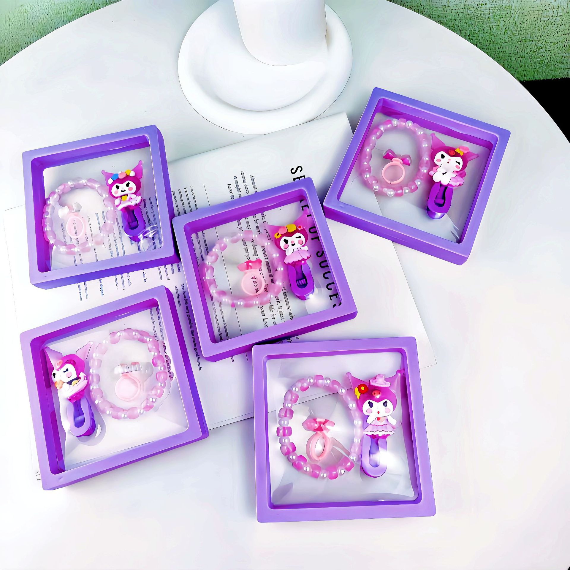 Clip de cabello de color de dopamina para niños lindos clips de bordes de frijoles de azúcar para niñas clips de cabello para niñas clips de cabello