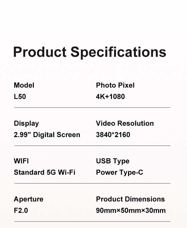 Cross-Border New Product Driving Recorder Hd 4K Front and Rear Dual Recording Mobile Phone Interconnection Gps Driving Track Car 5Gwifi