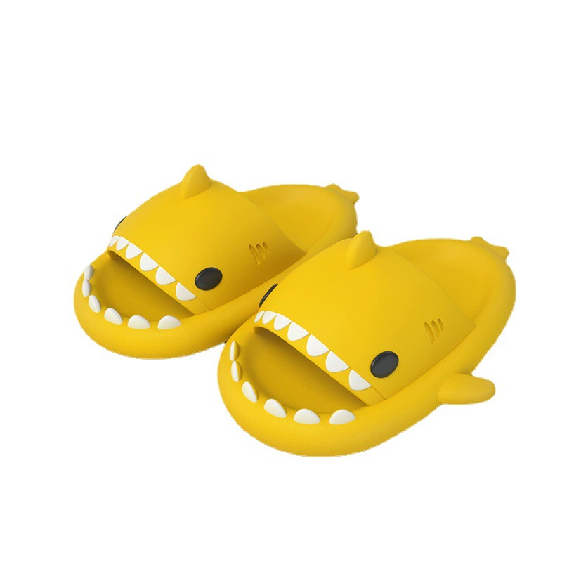 Детская бабочка-шлепанец Shark, тапочки-слиперы, нескользящая обувь, семейный стиль, мягкая подошва