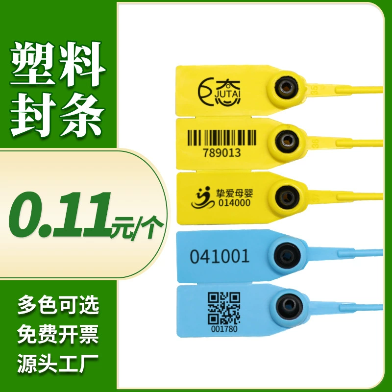 Пластиковая печать Одноразовая свинцовая блокада анти-контрафактная анти-кража анти-регулировка