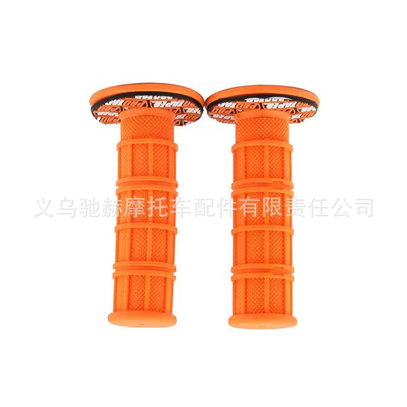 Directly supplied by the manufacturer, 22-24mm single-color modified handlebar grips for off-road motorcycles, shockproof and non-slip throttle grips