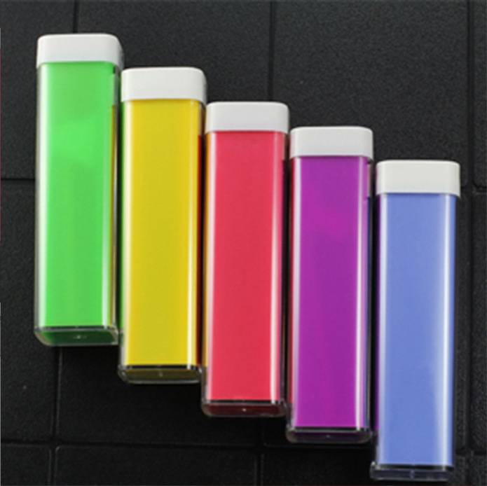 Mini sección única tesoro de carga 2600 mAh mini mini compacta fuente de alimentación portátil regalos impresos LOGO fabricantes al por mayor